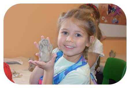 Warsztaty ceramiczne - lepienie aniołków