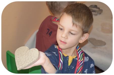Warsztaty ceramiczne - serduszka 
